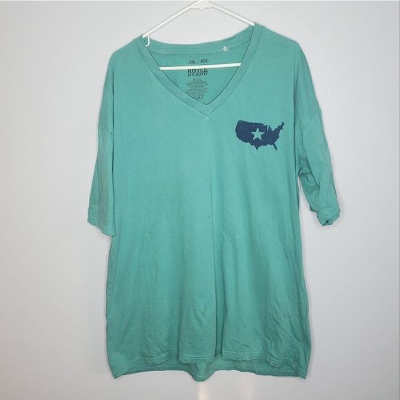 Royce Brand 2XL T Shirt America Land of the Free Because of the Brave - Picture 3 of 7